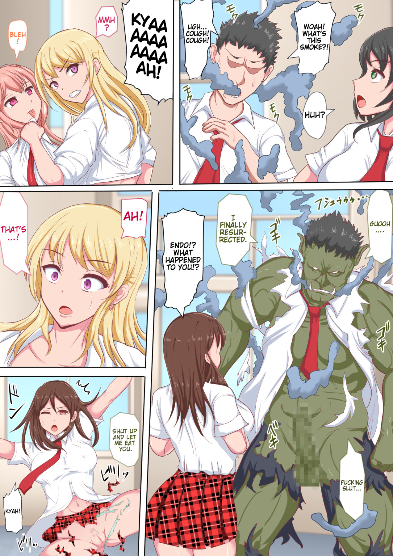 Hentai Manga Comic-Exorcist Gal Hinako ~The Orc's Counterattack~-Read-7